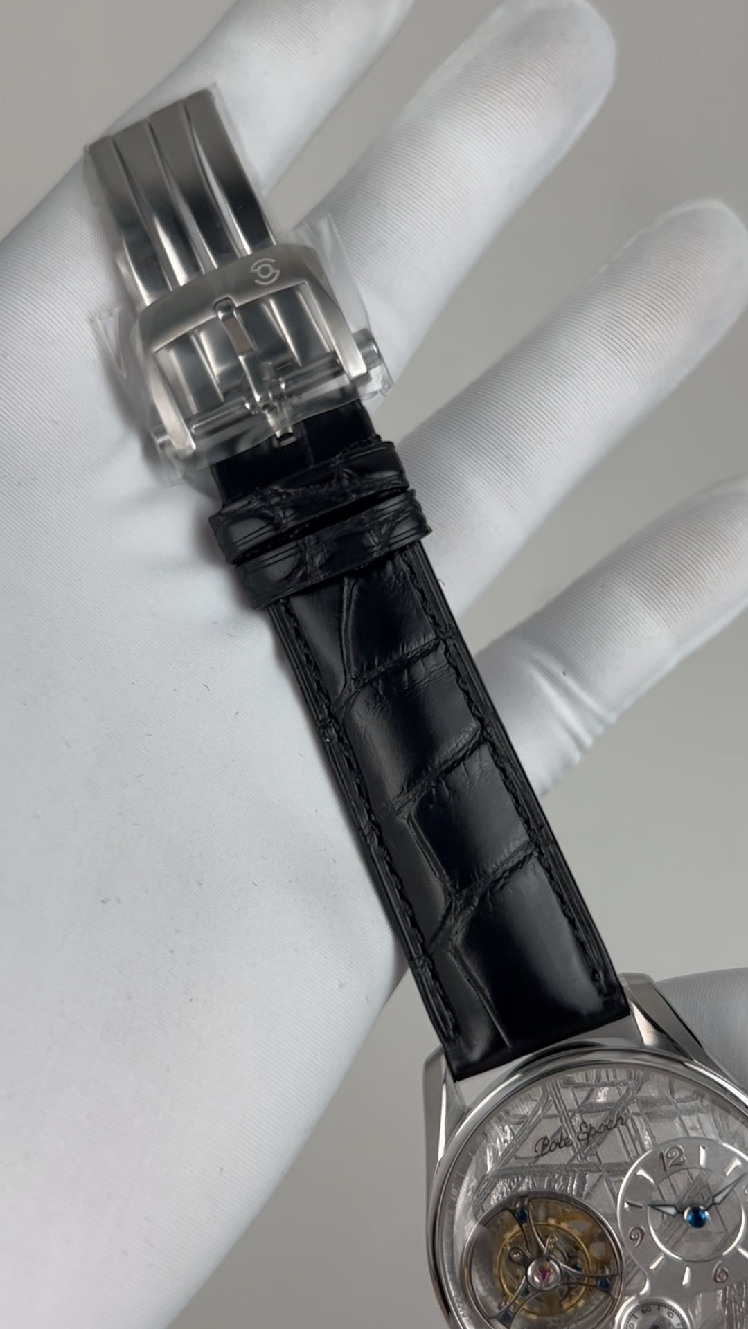 Ji Chen 008 · meteorite · leather strap