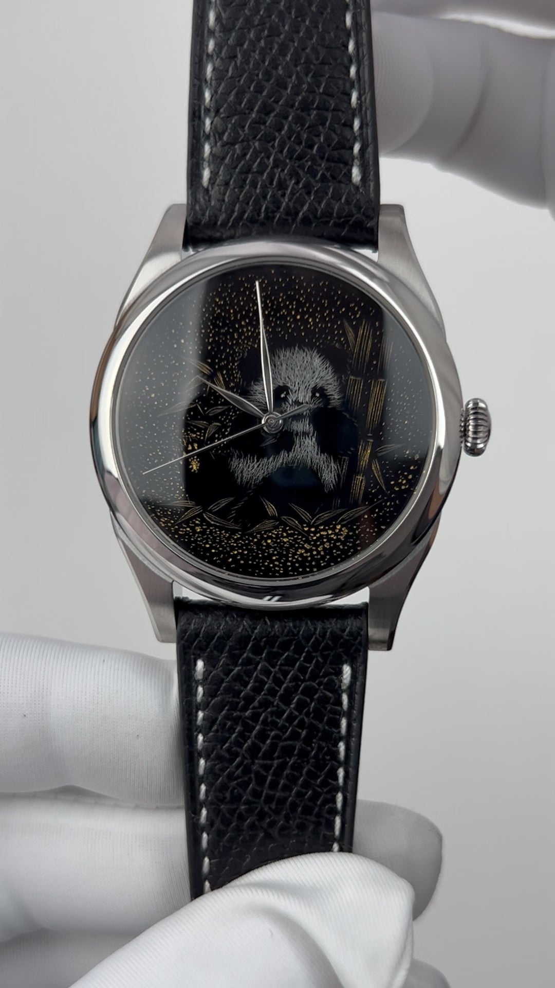 Panda · Qiangjin gold-inlay lacquer dial – China Watch Shop .com