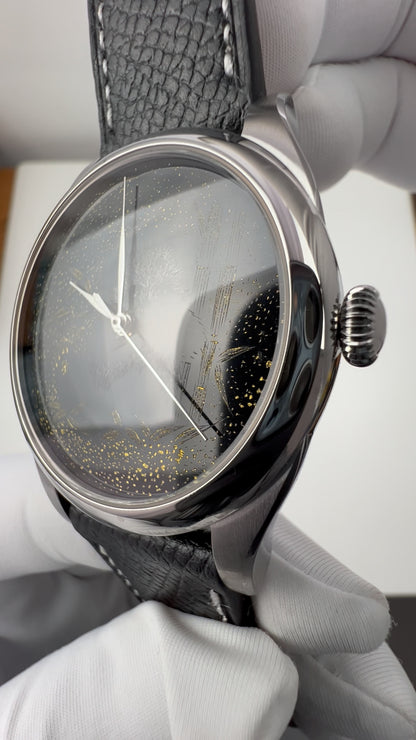 Panda · Qiangjin gold-inlay lacquer dial