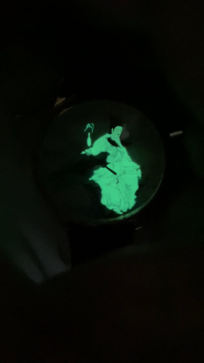 Guān Yīn · miniature enamel painting dial · no logo