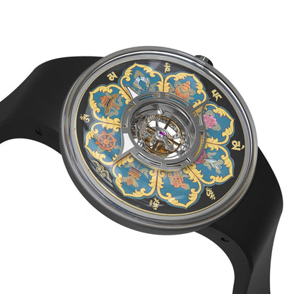 Mandala · Om Mani Padme Hum · black case