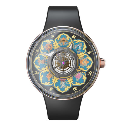 Mandala · Om Mani Padme Hum · rose gold color case