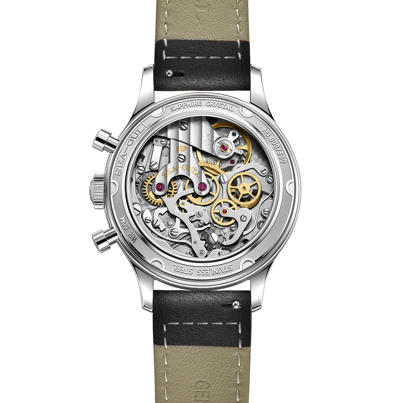 Sea-Gull 1963 · 37.3 mm · transparent back