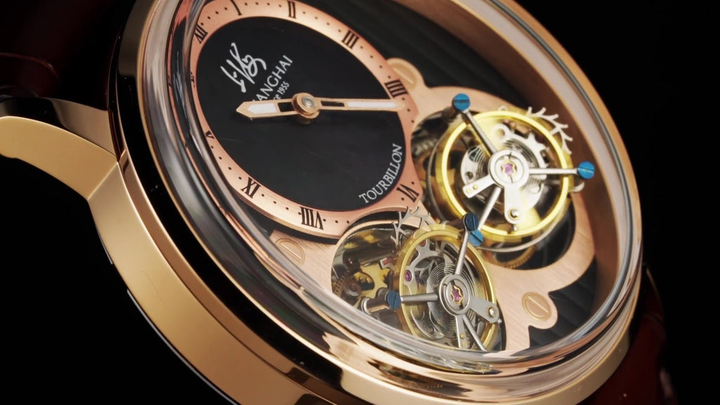 Double Tourbillon · inclined tourbillons
