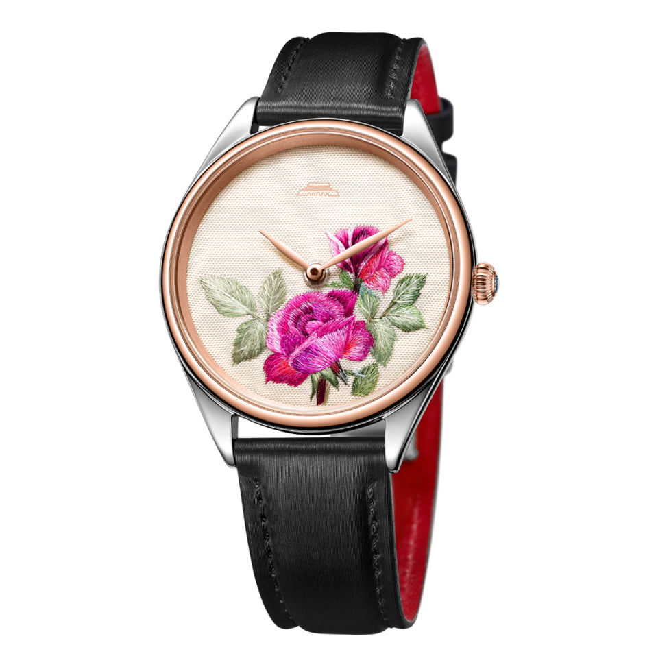 Sū Embroidery · Rose