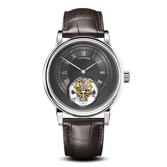 Tourbillon · gunmetal grey dial