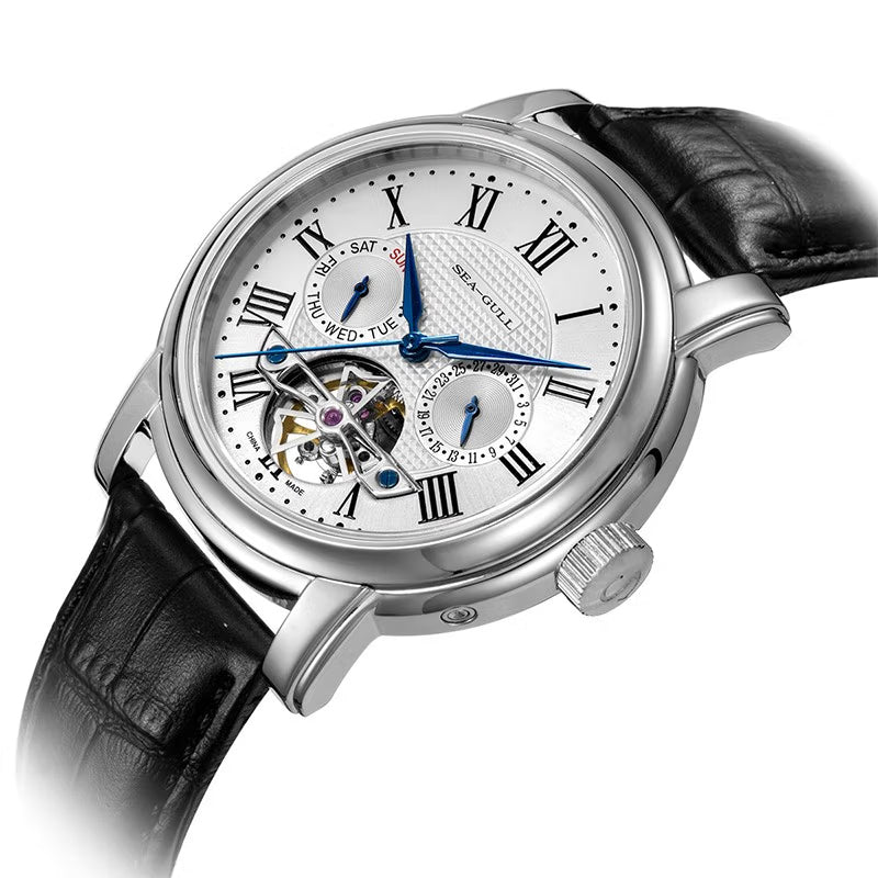 Flywheel · D819.622 · Day and Date · Clous de Paris pattern
