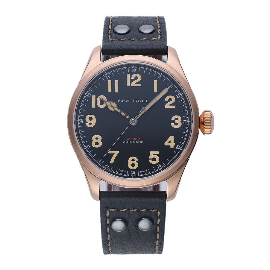 Salute · Aircraft Clock 302 · bronze case