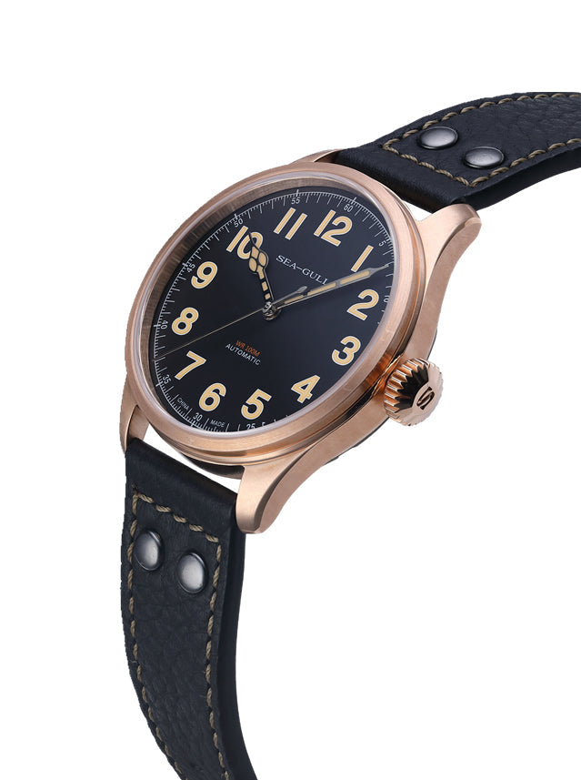 Salute · Aircraft Clock 302 · bronze case