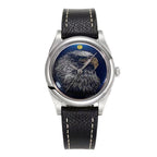 Eagle · Qiāng Jīn gold-inlay lacquer dial